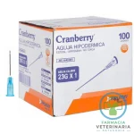 AGUJA HIPODÉRMICA 23G X 1 Mediana para mascotas
