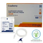 ALARGADOR VENOSO CON LLAVE DE 3 PASOS 100 CM Para infusión