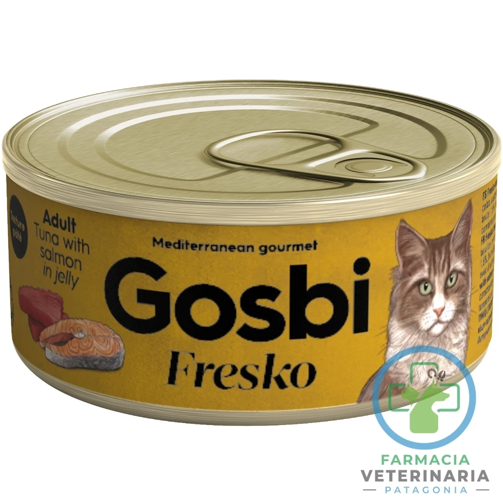 alimento-gato-adulto-humedo-complementario-gourmet-gosbi-atun-salmon-jelly-70-g FRESKO CAT ADULT TUNA WITH SALMON IN JELLY 70 G - Imagen 1