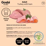 FRESKO CAT ADULT TURKEY WITH HAM 70 G Paté felino - Imagen 2