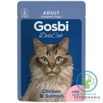 DELICAT ADULT CHICKEN & SALMON 70 G Paté para gatos