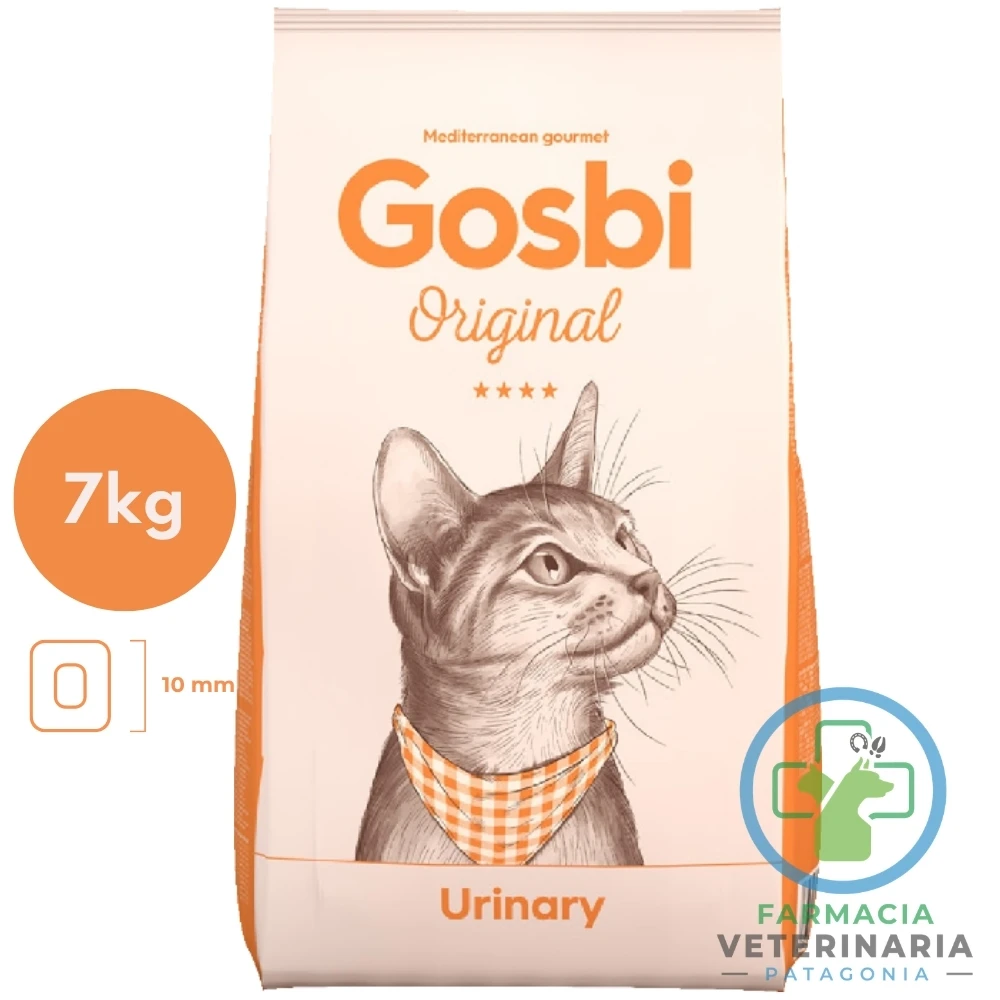 alimento-gato-adulto-urinario-gosbi-pollo-7-kg ORIGINAL CAT URINARY 7 KG Soporte Urinario para gatos - Imagen 1