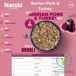 NATSBI IBERIAN PORK & TURKEY 500 G Comida al Vapor Gourmet - Imagen 2