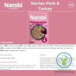 NATSBI IBERIAN PORK & TURKEY 500 G Comida al Vapor Gourmet - Imagen 3