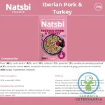 NATSBI IBERIAN PORK & TURKEY 200 G Comida al Vapor Gourmet - Imagen 3