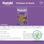 NATSBI STEAMED CHICKEN & DUCK 500 G Comida al Vapor Gourmet - Imagen 3