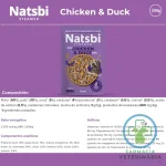NATSBI STEAMED CHICKEN & DUCK 200 G Comida al Vapor Gourmet - Imagen 3