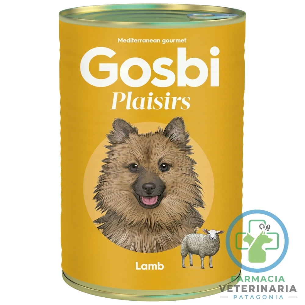 alimento-perro-adulto-humedo-complementario-gourmet-gosbi-cordero-400-g PLAISIRS LAMB 400 G Paté de Cordero para perros - Imagen 1