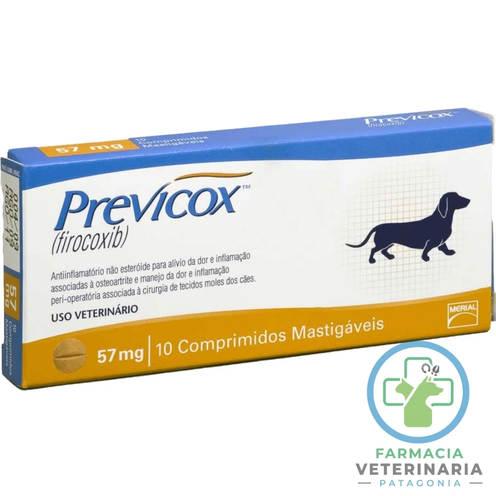 analgesico-aines-dolor-articular-artritis-perro-previcox-57-mg-10-comprimidos PREVICOX 57 MG 10 COMPRIMIDOS Antiinflamatorio para Artrosis - Imagen 1