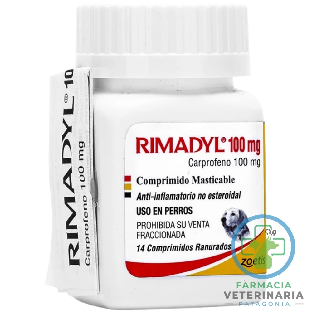 analgesicos-aines-perro-dolor-articular-artritis-rimadyl-100-mg-14-comprimidos RIMADYL 100 MG 14 COMPRIMIDOS Antiinflamatorio para perros - Imagen 1