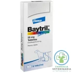 BAYTRIL 50 MG SABORIZADO 10 COMPRIMIDOS Antibiótico oral