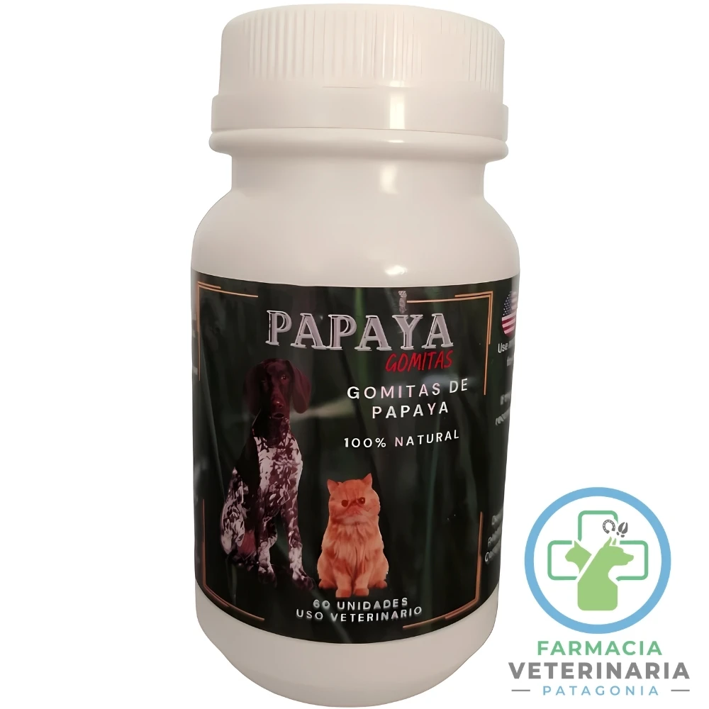 antiinflamatorio-digestivo-natural-perro-gato-bio-papaya-60-gomitas PAPAYA 60 GOMITAS Suplemento Digestivo para mascotas - Imagen 1
