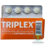 TRIPLEX SACHET 4 COMPRIMIDOS Desparasitante para perros