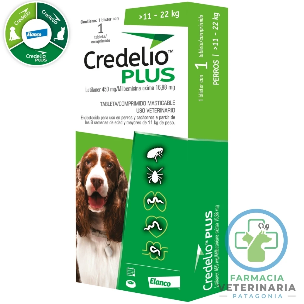 antiparasitario-interno-externo-perros-credelio-plus-1-comprimido-11-22-kg-elanco-pulgas-garrapatas-nematodos CREDELIO PLUS 1 COMPRIMIDO 11 HASTA 22 KG Antiparasitario - Imagen 1
