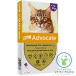 ADVOCATE GATO 4 A 8 KG Spot-On de Amplio Espectro para gatos