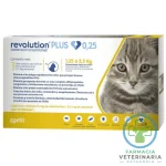 REVOLUTION PLUS GATO 1.25 A 2.5 KG Pipeta 6 en 1 para gatos