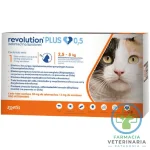 REVOLUTION PLUS GATO 2.5 HASTA 5 KG Pipeta 6 en 1 para gatos