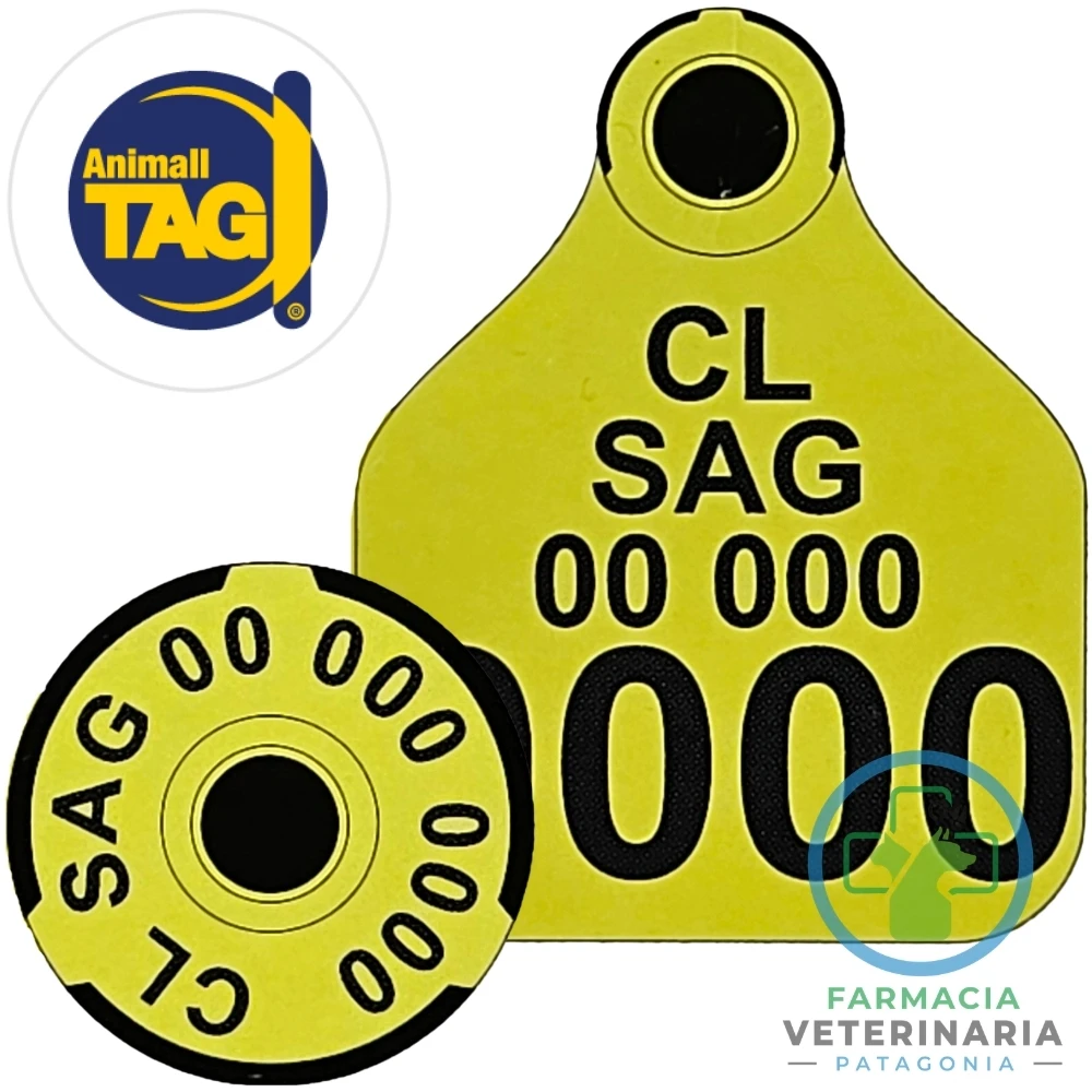 arete-animalltag-diio-fdx-bovino-trazabilidad-sag ARETE ANIMALLTAG DIIO FDX UNIDAD Para bovinos - Imagen 1