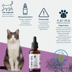CBD OIL PARA GATOS 1% 15 ML Aceite de cannabis calmante - Imagen 2