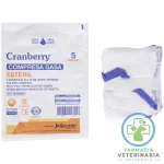 COMPRESA GASA 45 X 45 CM ESTÉRIL X 5 UNIDADES Cranberry