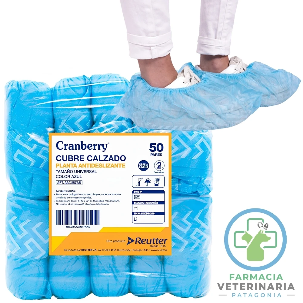 cubrezapato-tela-gruesa-azul-cranberry-antideslizante CUBREZAPATO TELA GRUESA AZUL Antideslizante - Imagen 1