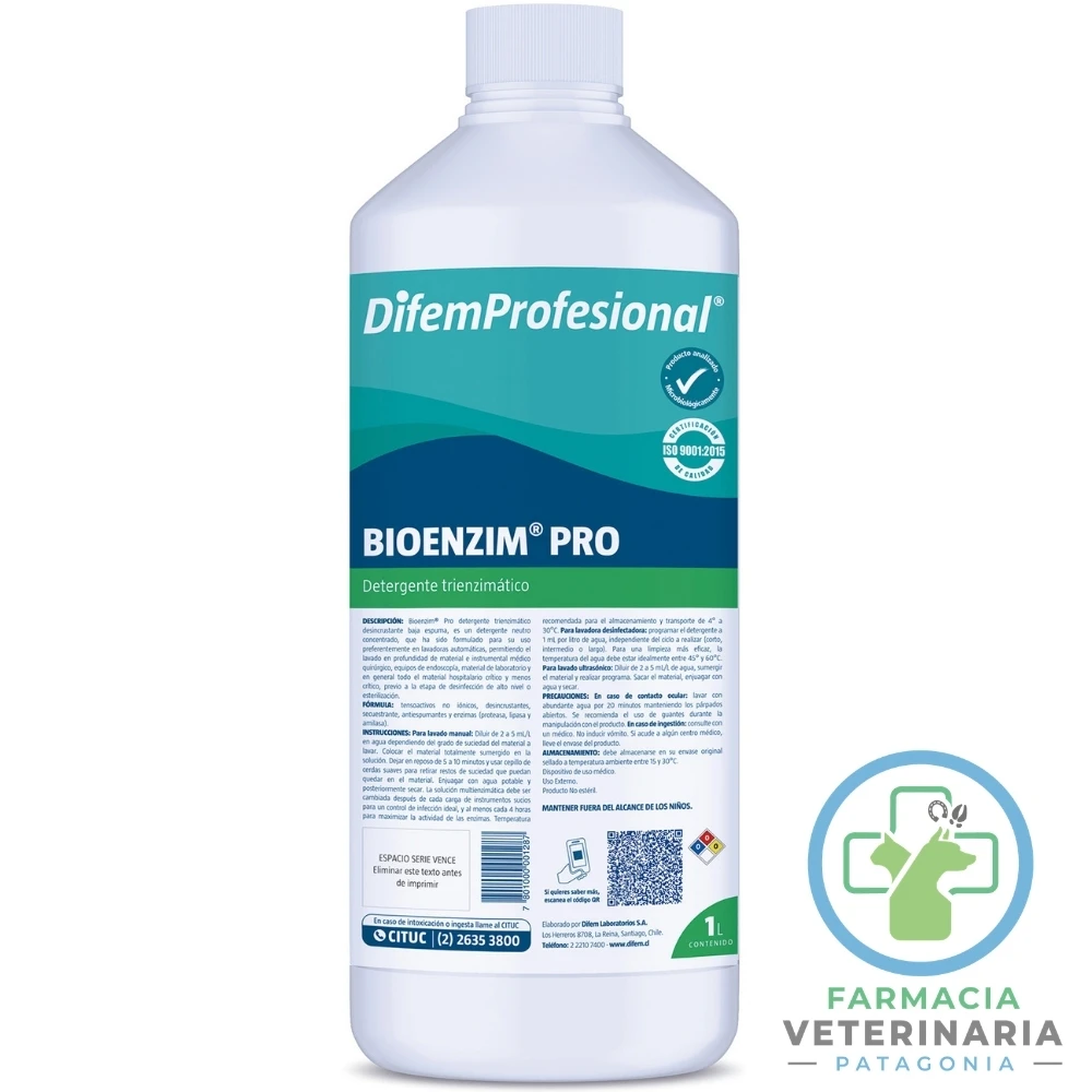 detergente-trienzimatico-bioenzim-pro-1-lt-limpieza-instrumental-medico BIOENZIM PRO 1 LT Detergente trienzimático - Imagen 1