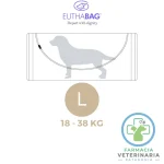 EUTHABAG TALLA L 18 A 38 KG Despedida para mascotas