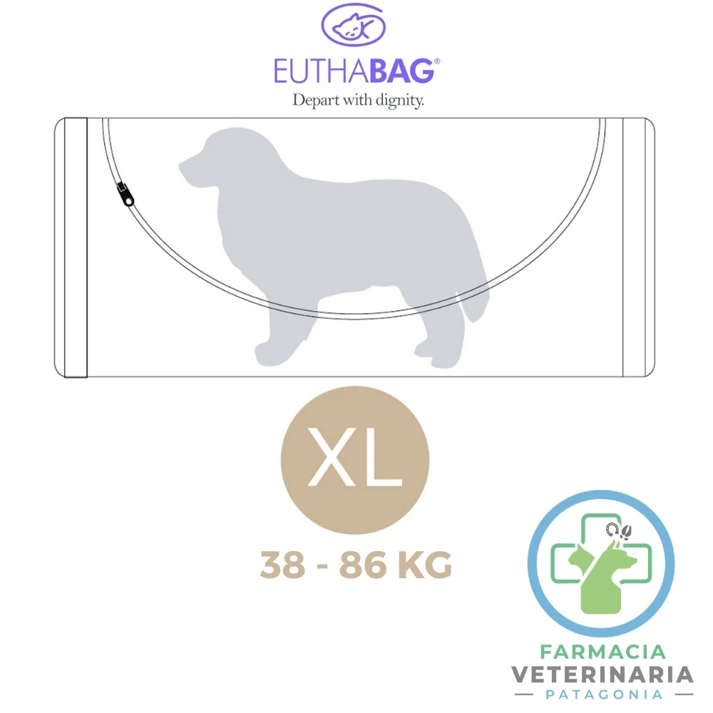 eutanasia-despedida-digna-perro-gato-mascota-euthabag-talla-xl-38-hasta-86-kg EUTHABAG TALLA XL 38 A 86 KG Despedida para mascotas - Imagen 1
