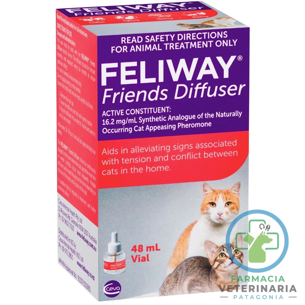 feromona-apaciguamiento-felino-feliway-friends-recarga-48-ml-convivencia-gatos FELIWAY FRIENDS RECARGA 48 ML Armonía entre gatos - Imagen 1