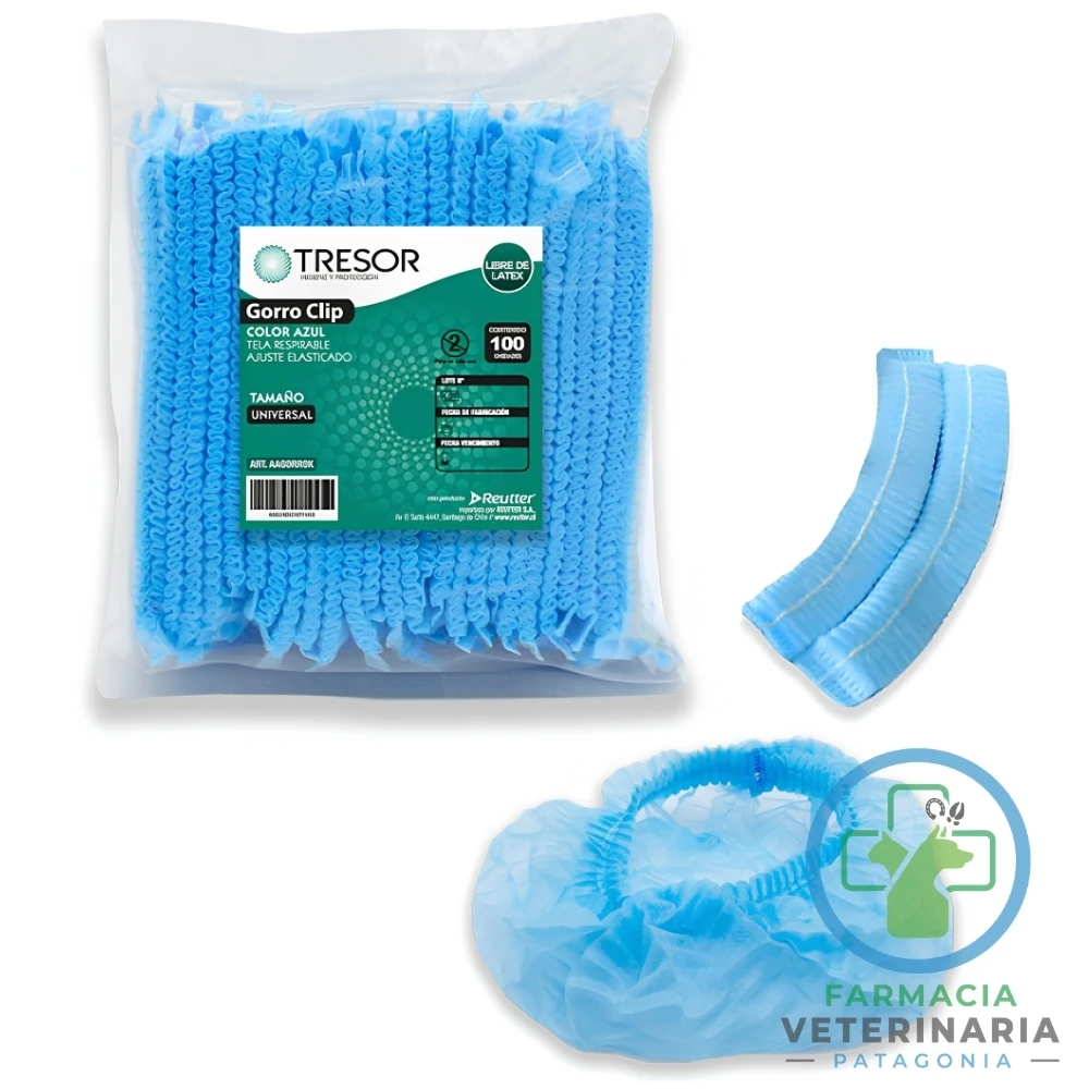 gorro-clip-azul-tresor-proteccion-capilar GORRO CLIP AZUL Para protección capilar - Imagen 1