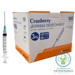 JERINGA 3 ML 23G X 1 LUER LOCK Para dosis pequeñas