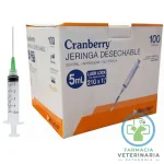 JERINGA 5 ML 21G X 1 1/2 LUER LOCK Para dosis medias