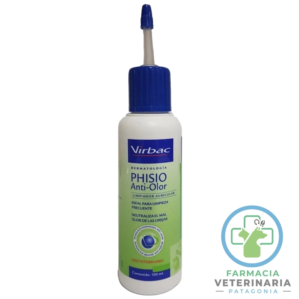 limpiador-uso-frecuente-oido-perro-gato-phisio-anti-olor-100-ml PHISIO ANTI OLOR 100 ML Limpiador de Oídos para mascotas - Imagen 1