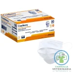 MASCARILLA 3 PLIEGUES BLANCA C/ELASTICO Y FILTRO USO MÉDICO