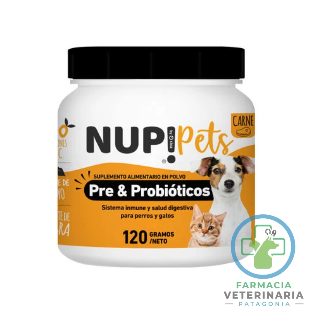 probiotico-salud-digestiva-perro-gato-nup-pets-pre-probioticos-sabor-carne-120-g NUP PETS PRE-PROBIOTICOS SABOR CARNE 120 G Para mascotas - Imagen 1
