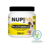 NUP PETS PRE-PROBIOTICOS SABOR POLLO 120 G Para mascotas