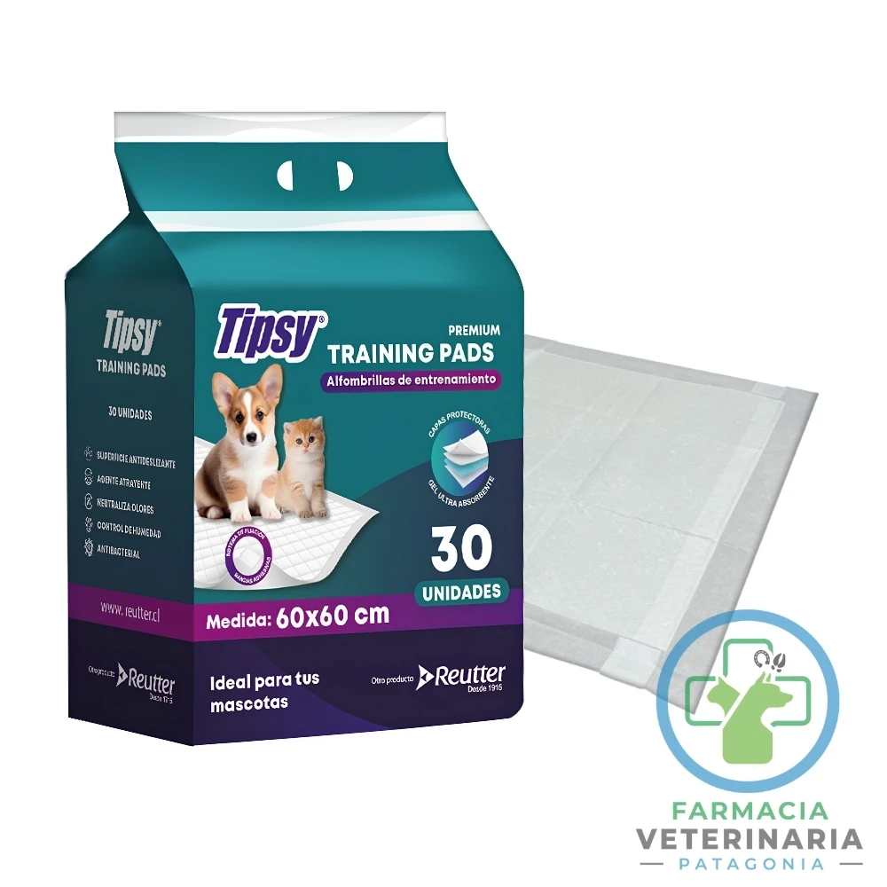 sabanillas-mascotas-tipsy-60x60-cm-training-pads SABANILLAS PARA MASCOTAS 60 X 60 CM Para entrenamiento - Imagen 1
