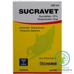 SUCRAVET 100 ML Protector Gástrico para perros y Gatos