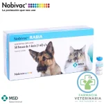NOBIVAC RABIA 50 DOSIS Vacuna Antirrábica para mascotas